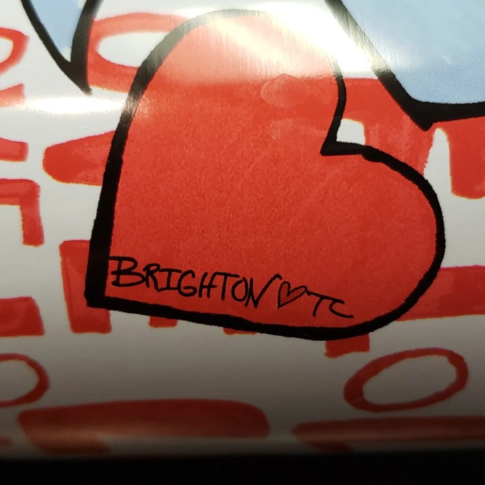 Brighton Love Doves Water Bottle - Picture 3 of 7